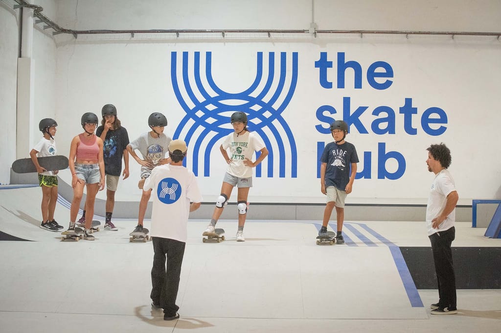 Clase de skate niños 1