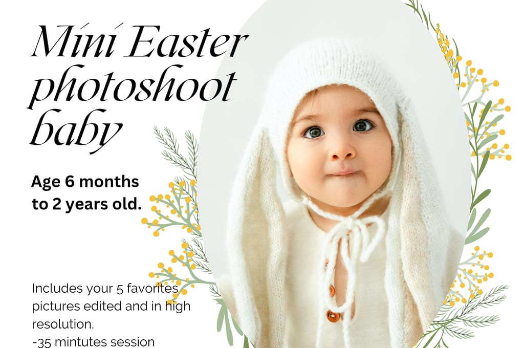 Easter photoshoot for babies 1