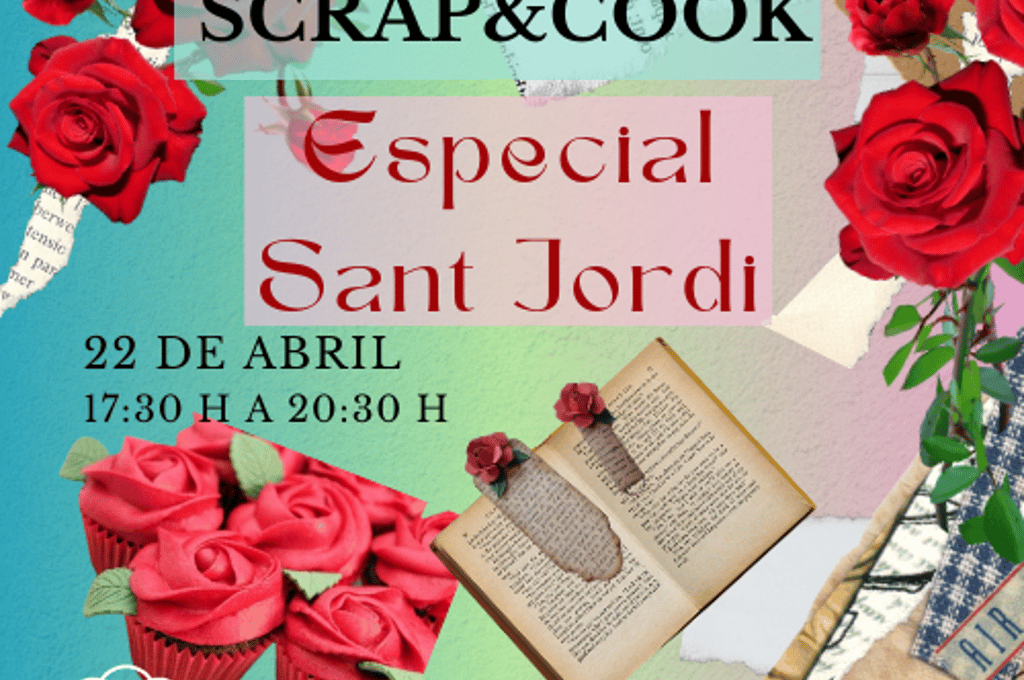 TALLER SCRAP & COOK ESPECIAL SANT JORDI 1