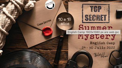 Actividad - Summer Mystery English Camp