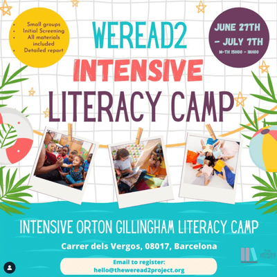 Activity - WeRead2 Intensive Literacy Camp