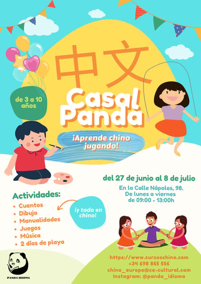 Actividad - Casal Panda - aprende chino jugando!