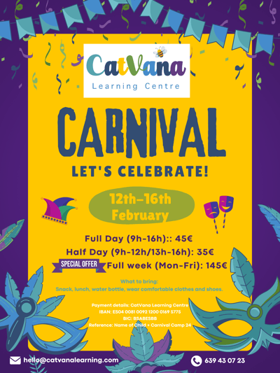 Actividad - 🎉🎪 Join the Fun at Our Week-Long Carnival Camp for Kids! 🎪🎉
