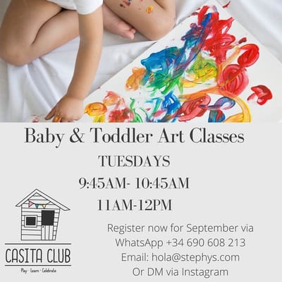 Actividad - Toddler Morning Classes - Arts & Play