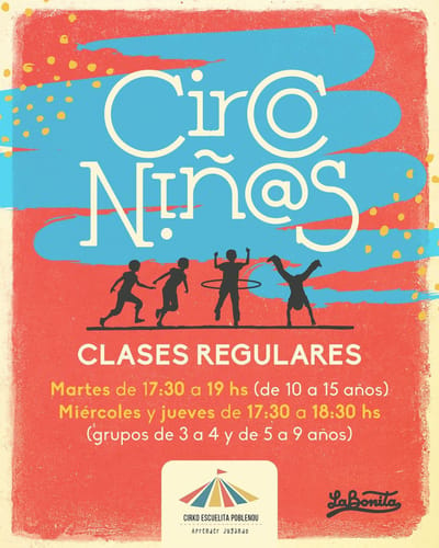 Actividad - Cursos Regulares de Circo Niños 10-15