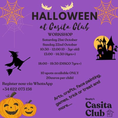 Activity - 2023 Halloween Workshop at Casita Club