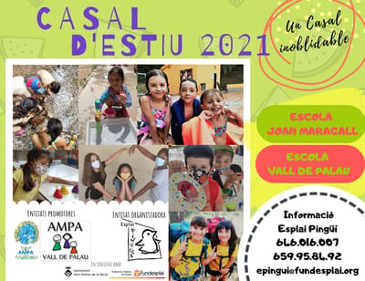 Actividad - Casal D'Estiu - Escola Vall de Palau