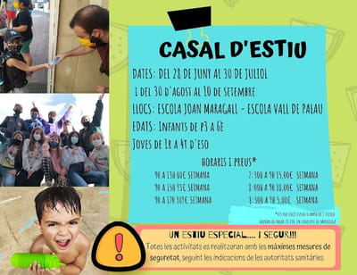 Actividad - Casal D'Estiu - Escola Joan Maragall