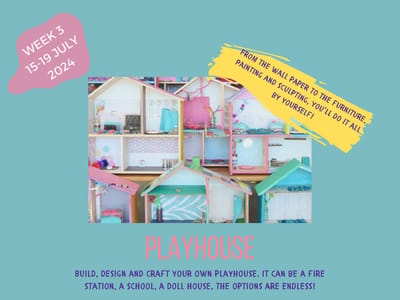 Actividad - Art Camp "Playhouse" Themed