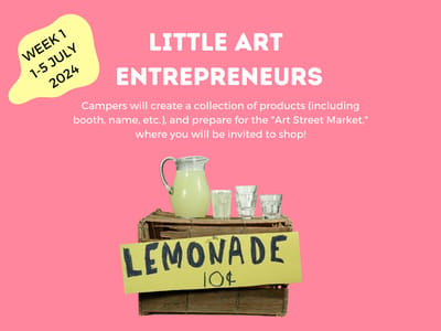 Actividad - Art Camp "Little Art Entrepreneurs" themed