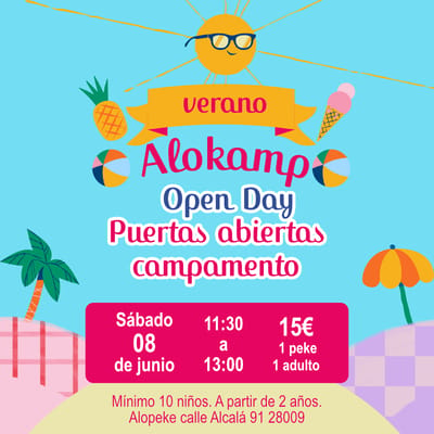 Actividad - ALOKAMP CAMP OPEN DAY - PUERTAS ABIERTAS CAMPAMENTO