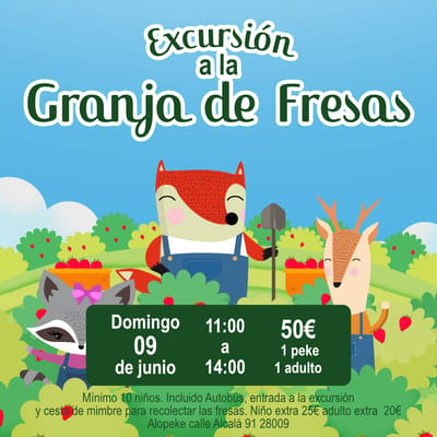 Activity - EXCURSIÓN A LA GRANJA DE FRESAS