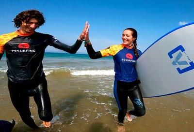 Actividad - Curso de surf para principiantes en Cádiz