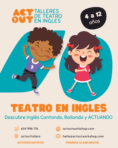 Actividad - TALLER DE TEATRO EN INGLES - EXTRAESCOLAR - GRUPO LUNES