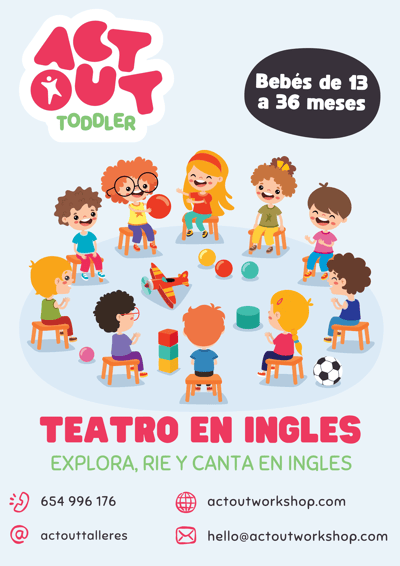 Actividad - TALLER DE TEATRO EN INGLES - EXTRAESCOLAR - GRUPO TODDLER MARTES 17:30