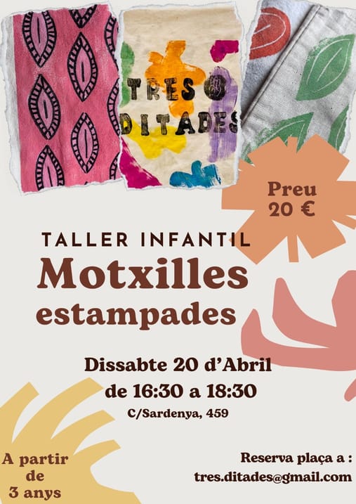 Taller de estampación de mochilas