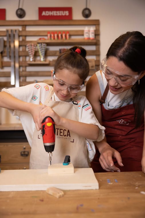 Campus de carpintería Infantil en Verano