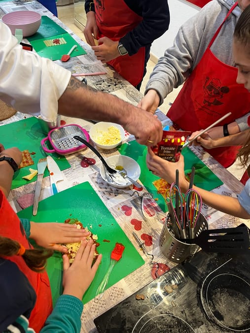 Celebración Cumples infantiles en Mapachef Escuela de Cocina