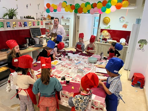 Celebración Cumples infantiles en Mapachef Escuela de Cocina