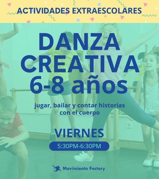 DANZA CREATIVA (6-8 años) iniciación