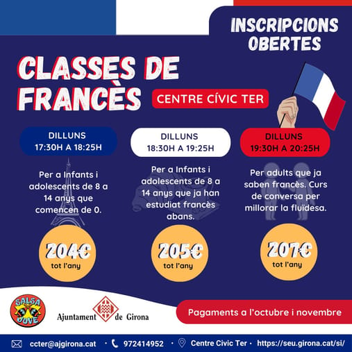 CLASSES DE FRANCÈS DES DE ZERO (INFANTS I JOVES)