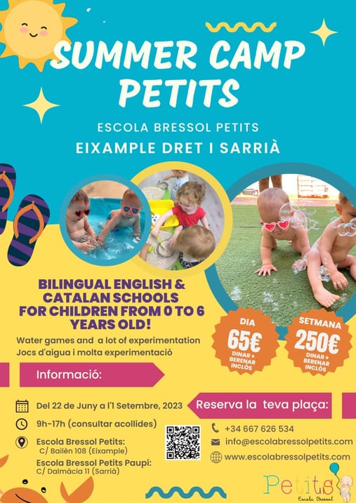 SUMMER CAMP PETITS PAUPÍ 2023