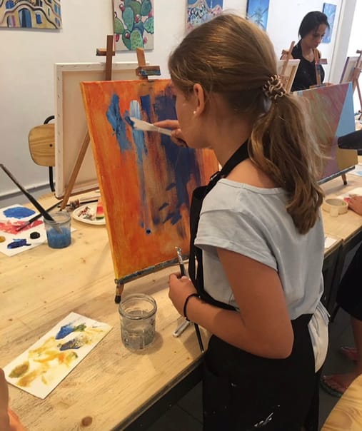 Arte Bar Painting Studio Fine Art Summer Camps in English