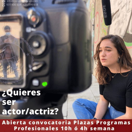 Interpretación para Cine, TV o Teatro ¿Quieres ser Actor/Actriz?